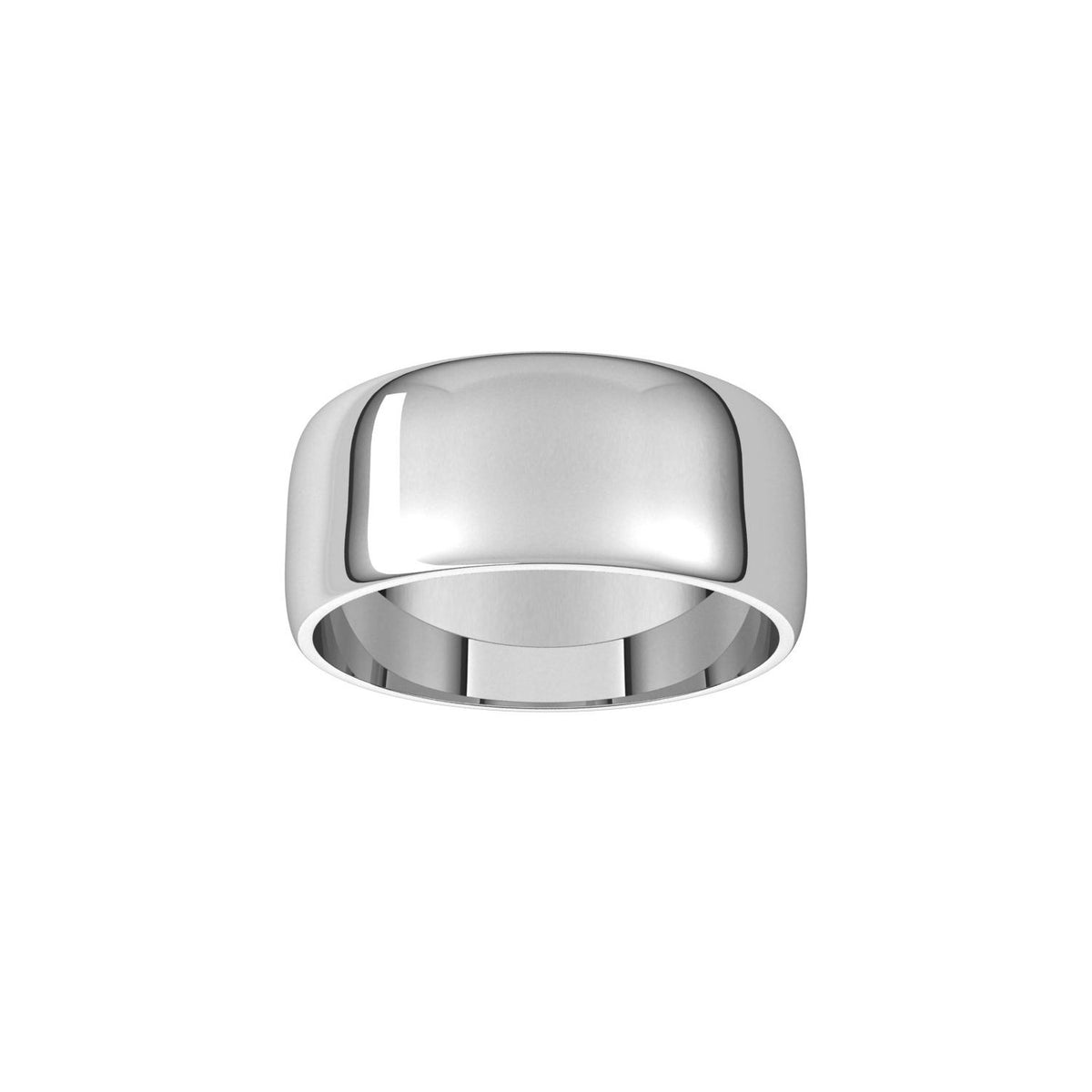 Lightweight Half Round Band, 8 mm