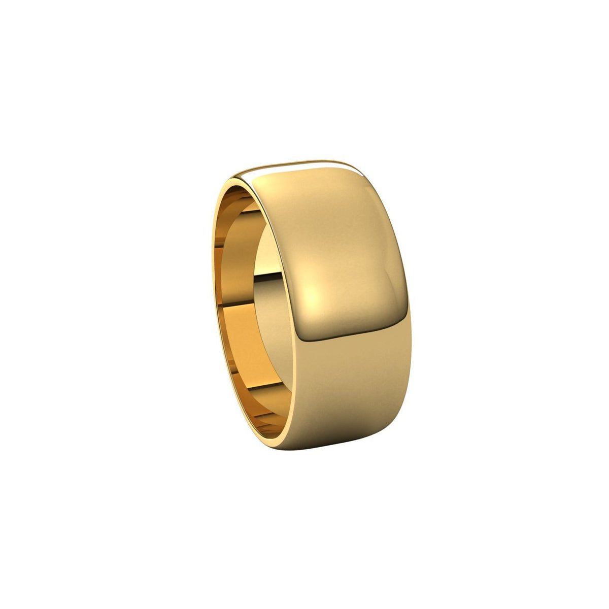 Lightweight Half Round Band, 8 mm