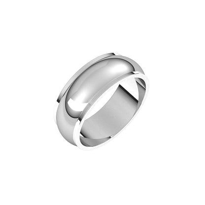 Stepped-Edge Half Round Band