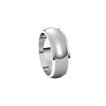 Stepped-Edge Half Round Band