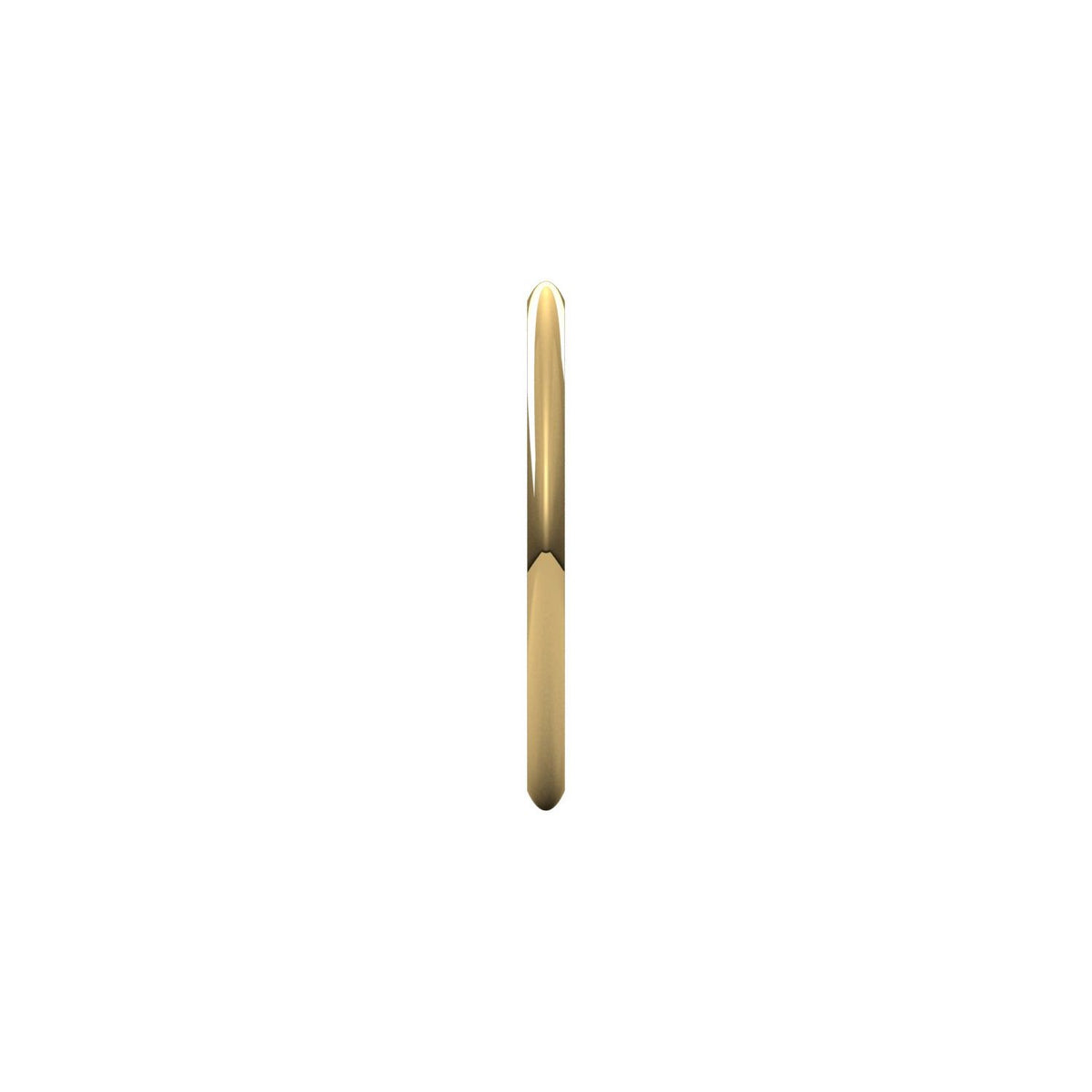 Comfort-Fit Half Round Band, 1.5 mm