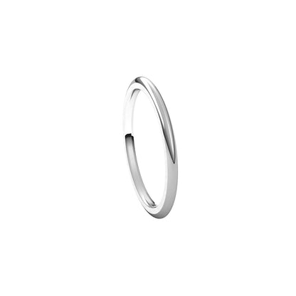 Comfort-Fit Half Round Band, 1.5 mm