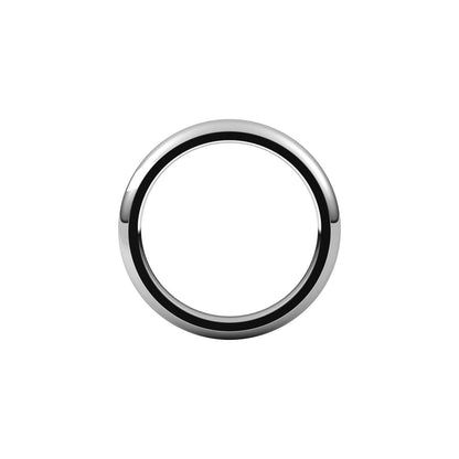 Comfort-Fit Half Round Band, 3 mm