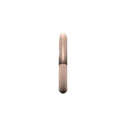 Comfort-Fit Half Round Band, 3 mm