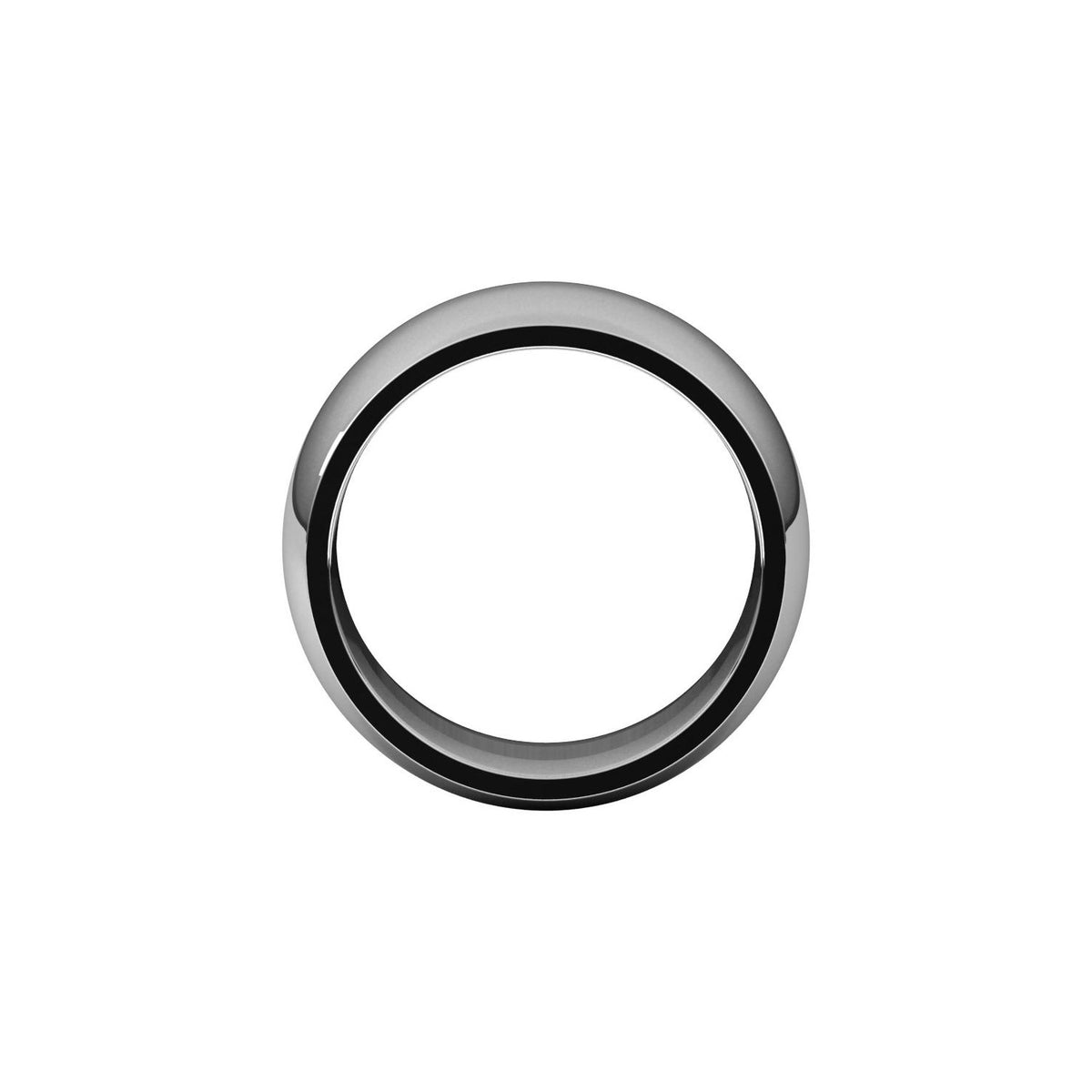 Comfort-Fit Half Round Band, 10 mm