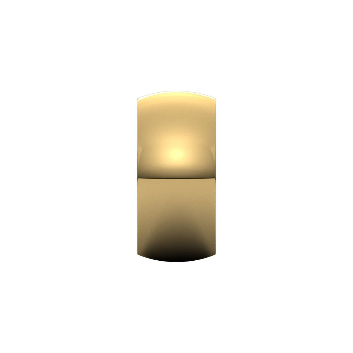 Comfort-Fit Half Round Band, 10 mm