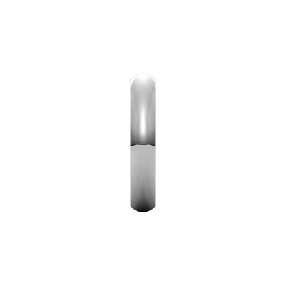 Comfort-Fit Half Round Band, 4 mm