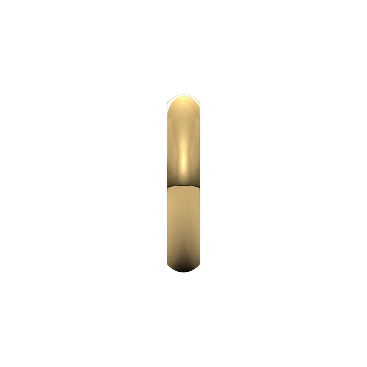 Comfort-Fit Half Round Band, 4 mm