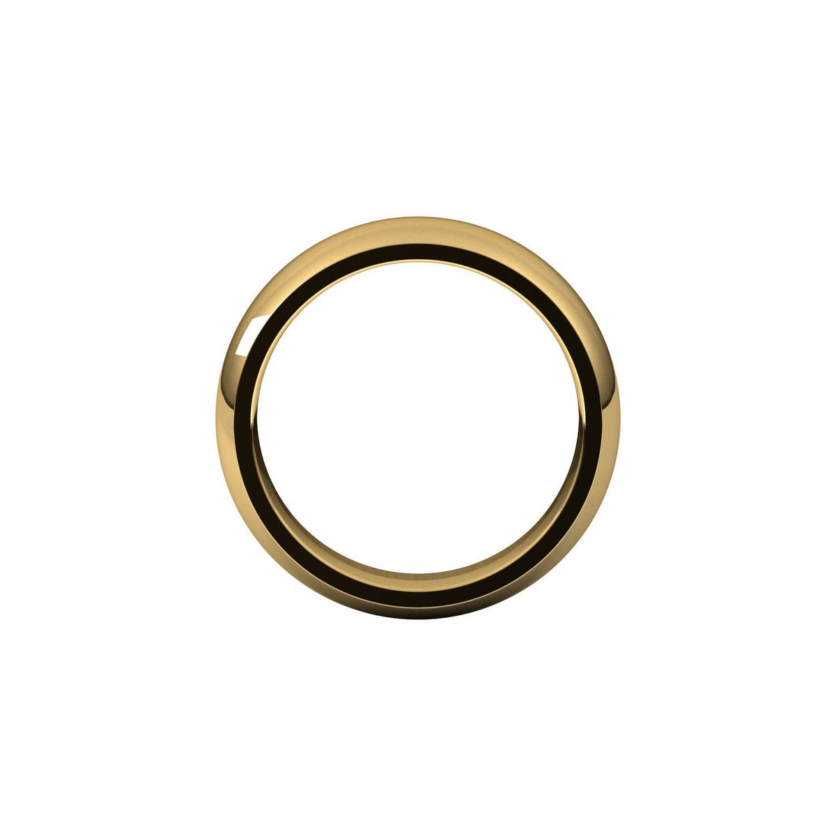 Comfort-Fit Half Round Band, 6 mm (IR)