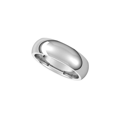 Comfort-Fit Half Round Band, 6 mm (IR)
