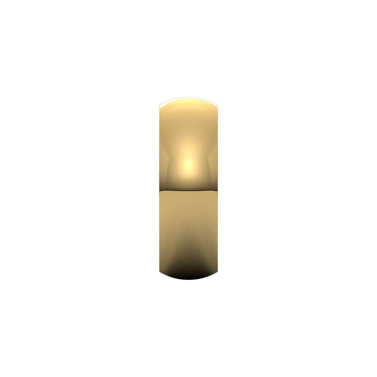 Comfort-Fit Half Round Band, 7 mm