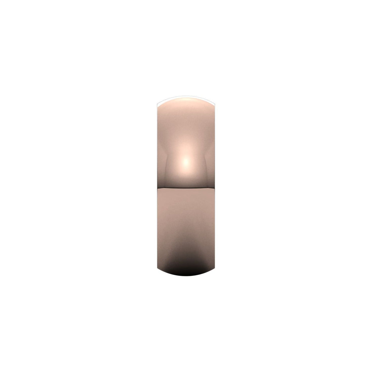 Comfort-Fit Half Round Band, 7 mm