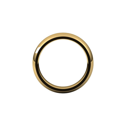 Comfort-Fit Half Round Band, 5 mm