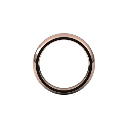 Comfort-Fit Half Round Band, 5 mm
