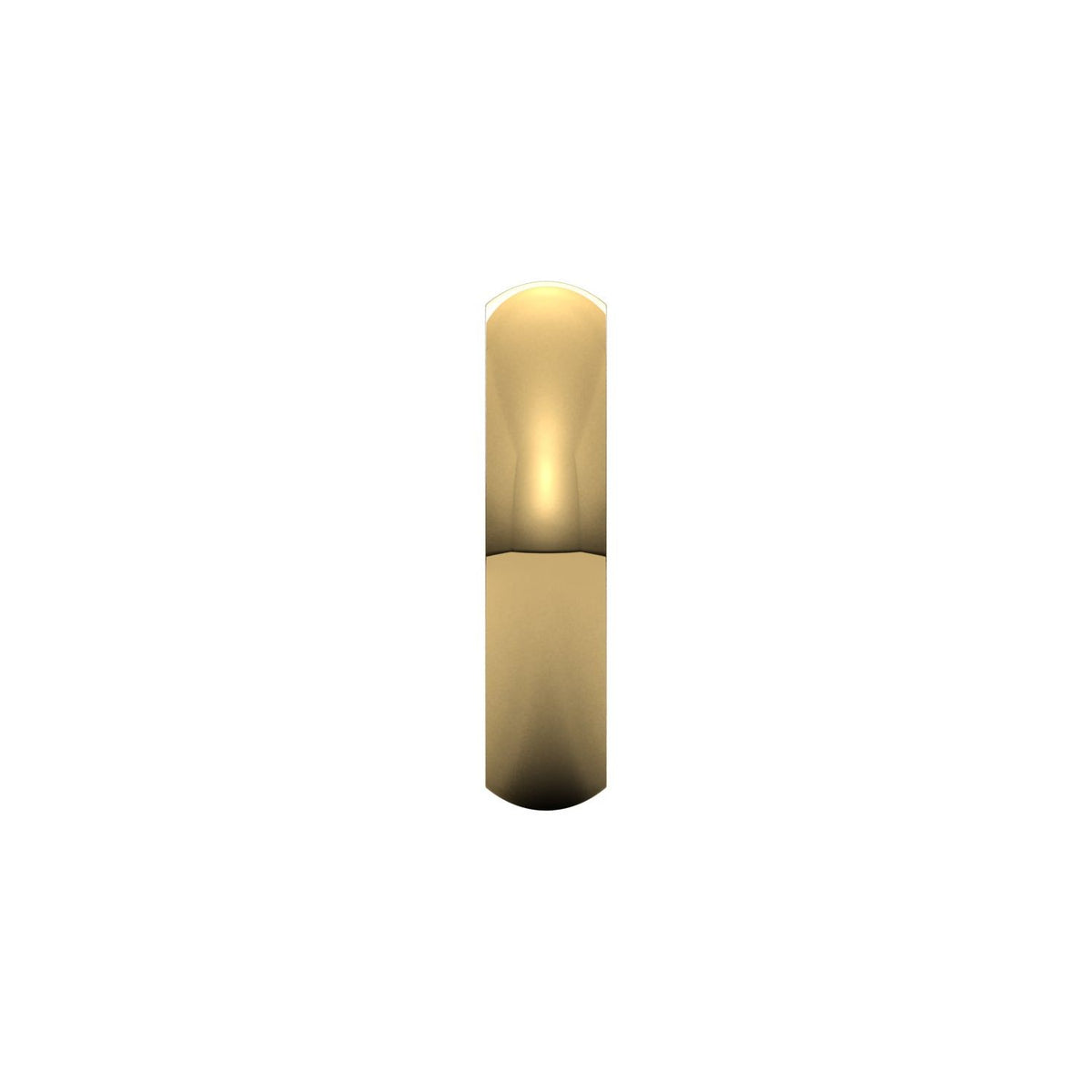 Comfort-Fit Half Round Band, 5 mm