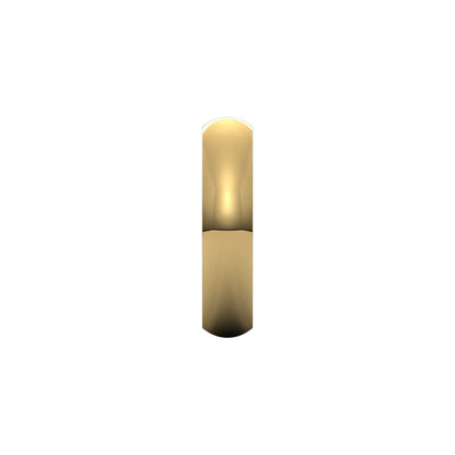Comfort-Fit Half Round Band, 5 mm