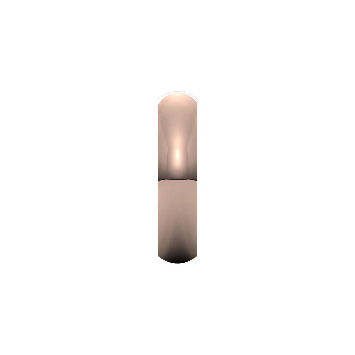 Comfort-Fit Half Round Band, 5 mm