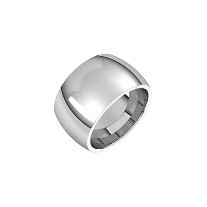 Comfort-Fit Half Round Band, 12 mm