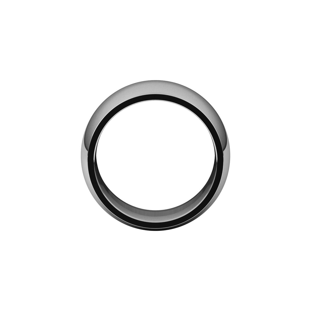 Comfort-Fit Half Round Band, 12 mm