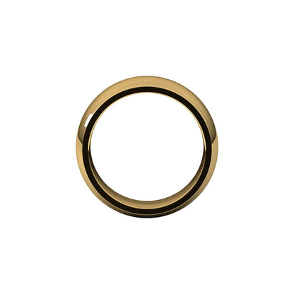 Comfort-Fit Half Round Band, 8 mm