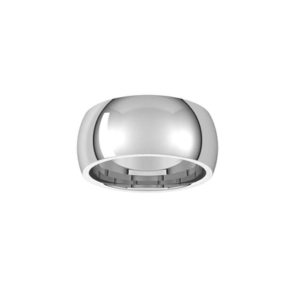 Comfort-Fit Half Round Band, 9 mm