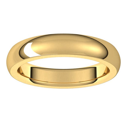 Heavyweight Comfort-Fit Half Round Band