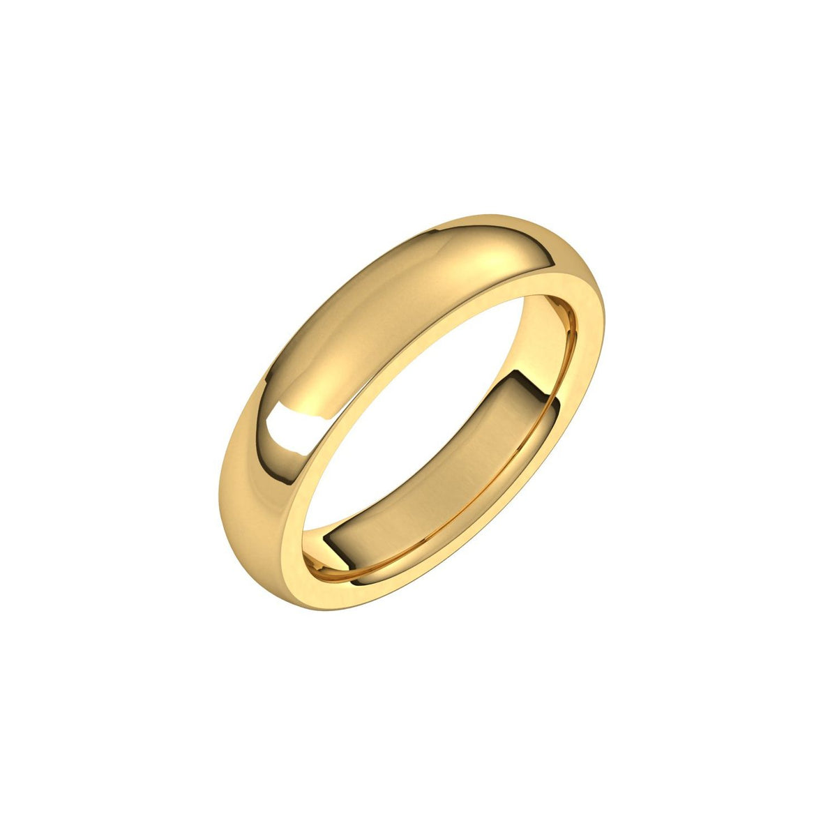 Heavyweight Comfort-Fit Half Round Band