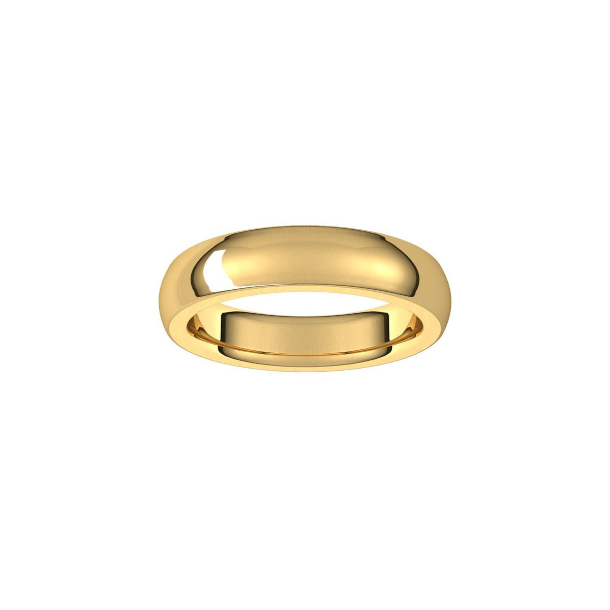 Heavyweight Comfort-Fit Half Round Band