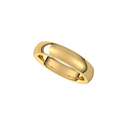 Heavyweight Comfort-Fit Half Round Band