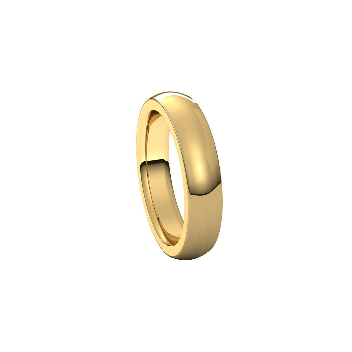 Heavyweight Comfort-Fit Half Round Band