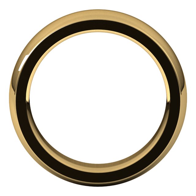 Heavyweight Comfort-Fit Half Round Band