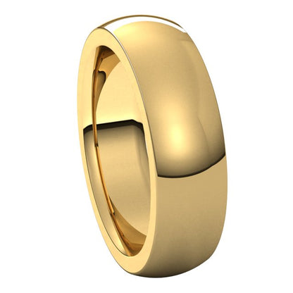 Heavyweight Comfort-Fit Half Round Band