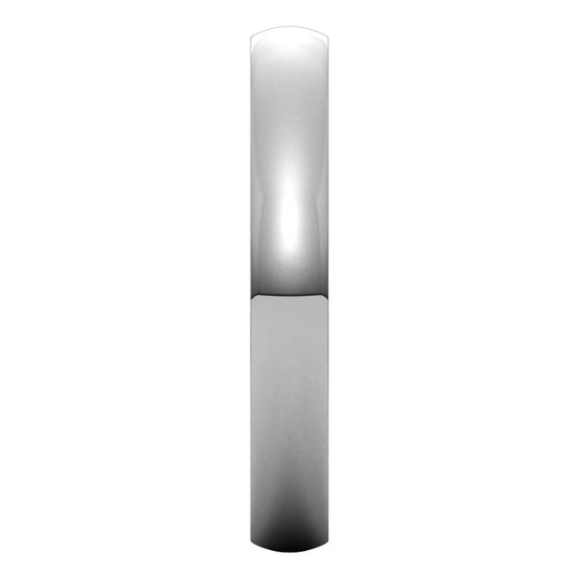 Sterling Silver Lightweight Comfort-Fit Half Round Band