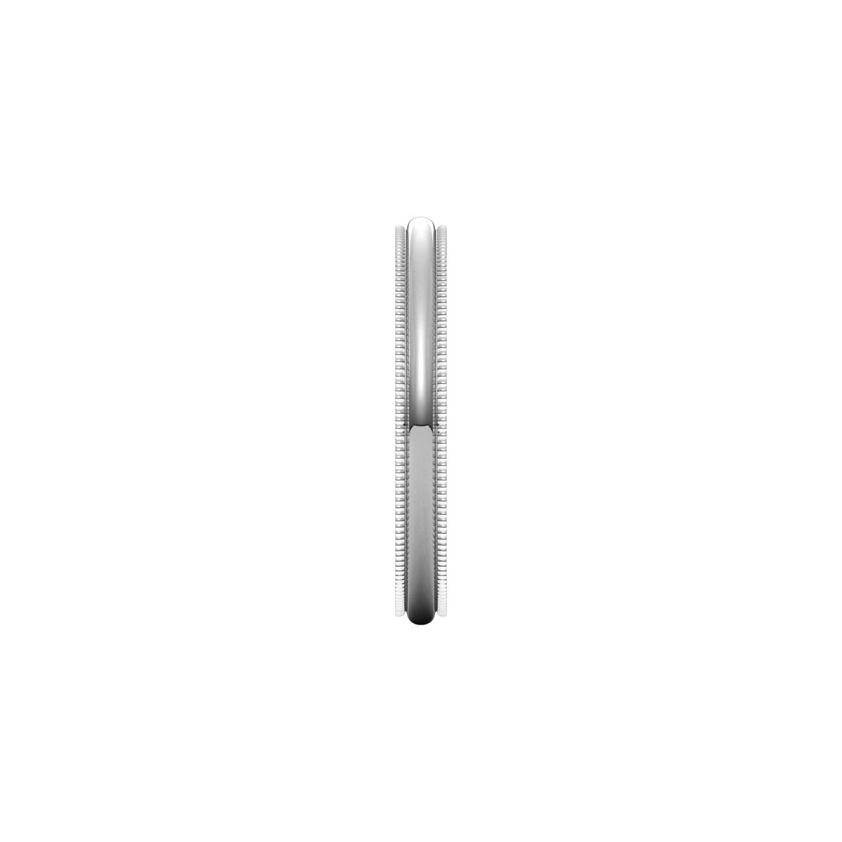 Milgrain Half Round Band