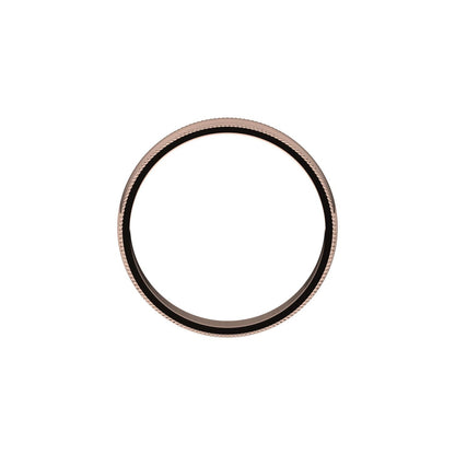 Lightweight Milgrain Half Round Band
