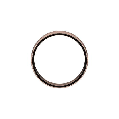 Lightweight Milgrain Half Round Band