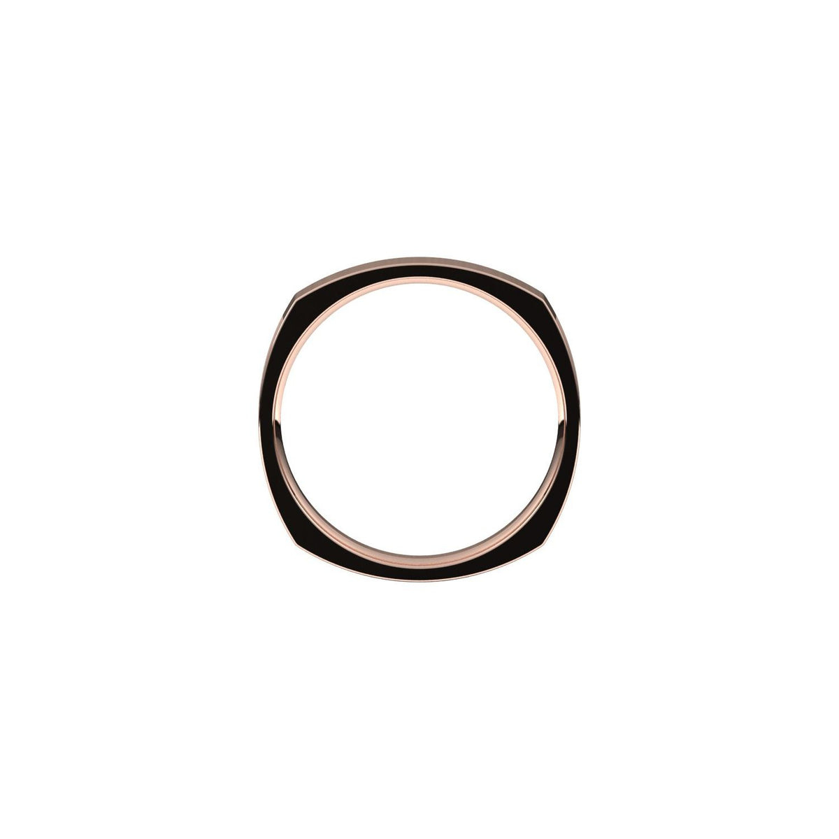 Comfort-Fit Square Band, 3 mm