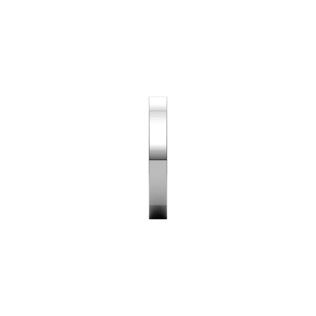 Comfort-Fit Square Band, 3 mm