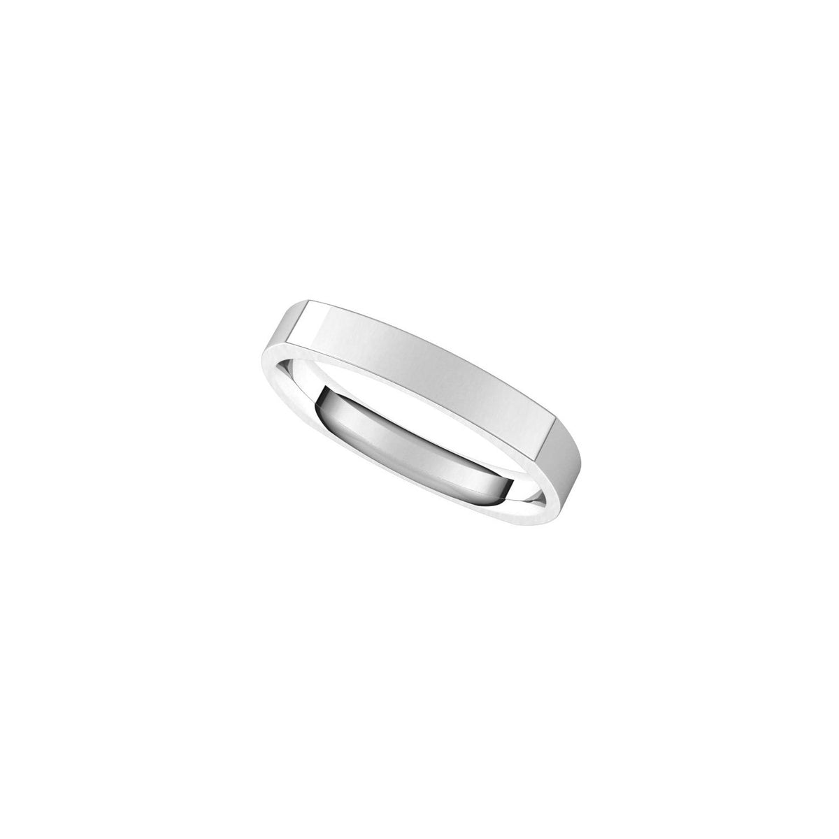 Comfort-Fit Square Band, 3 mm