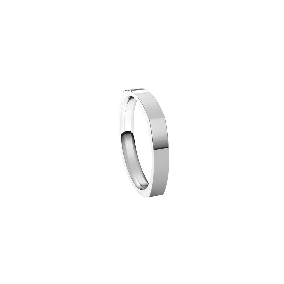 Comfort-Fit Square Band, 3 mm