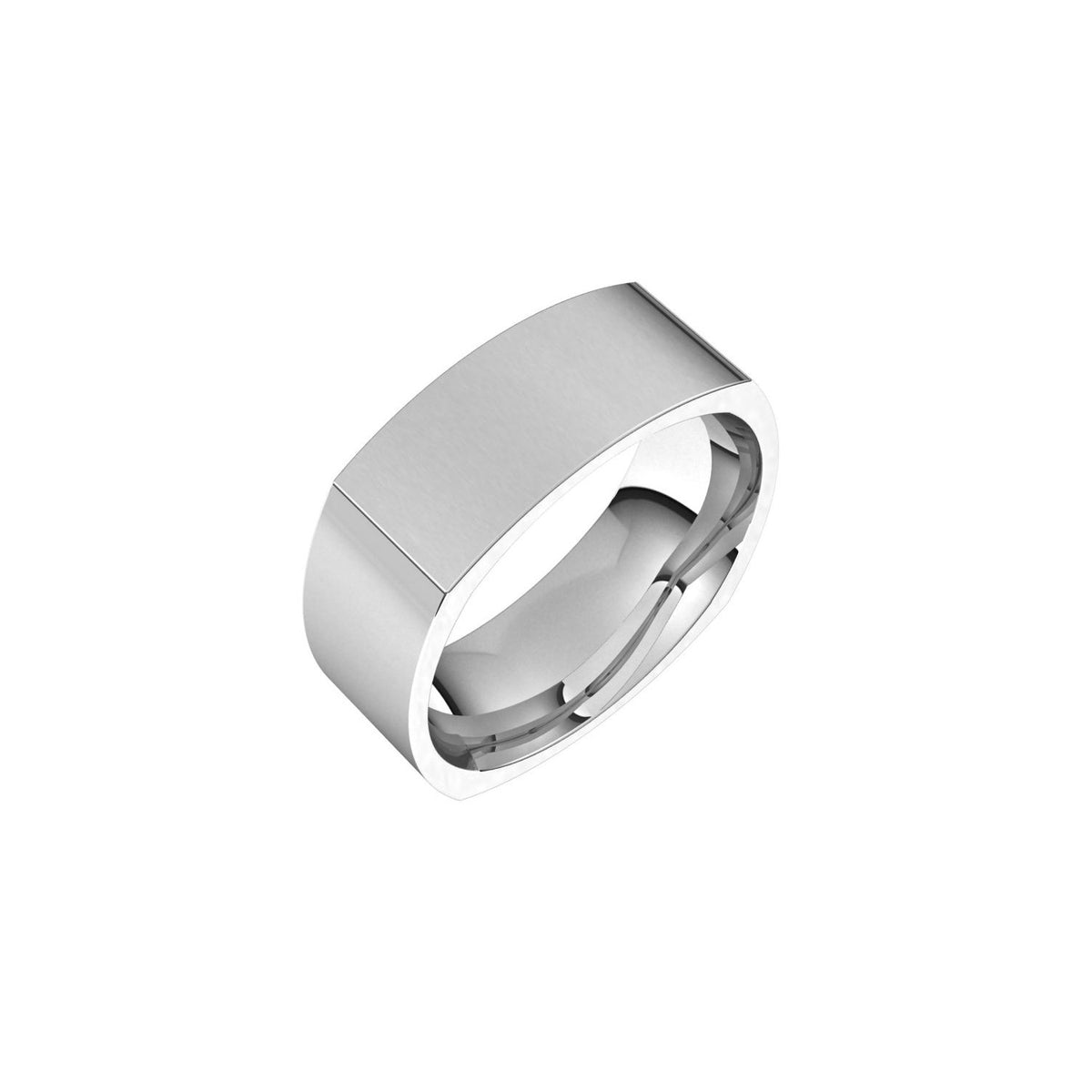 Continuum Sterling Silver Comfort-Fit Square Band