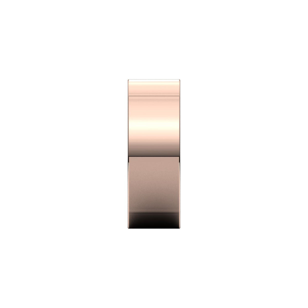 Comfort-Fit Square Band, 8 mm, Style 2
