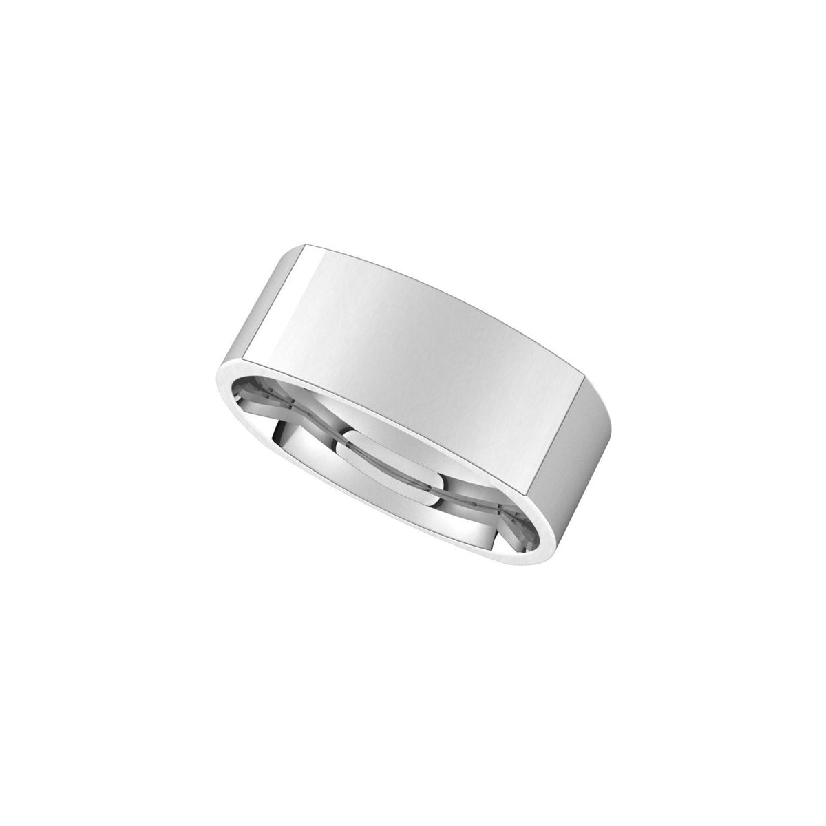 Continuum Sterling Silver Comfort-Fit Square Band