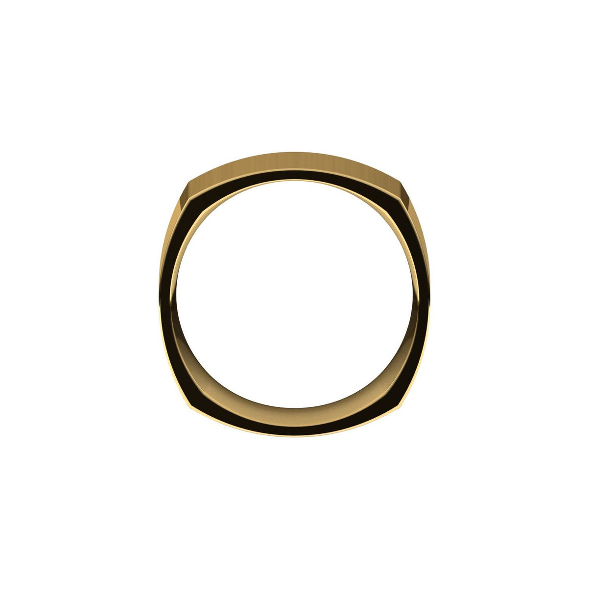 Comfort-Fit Square Band, 9 mm