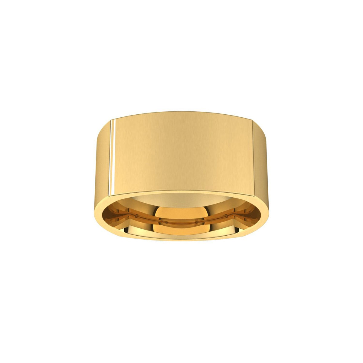 Comfort-Fit Square Band, 9 mm