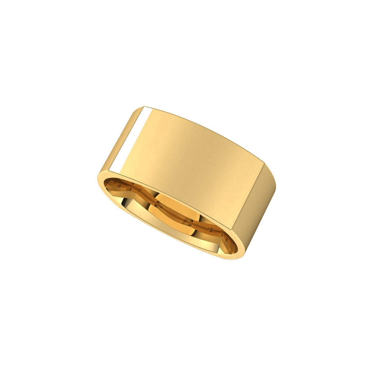 Comfort-Fit Square Band, 9 mm