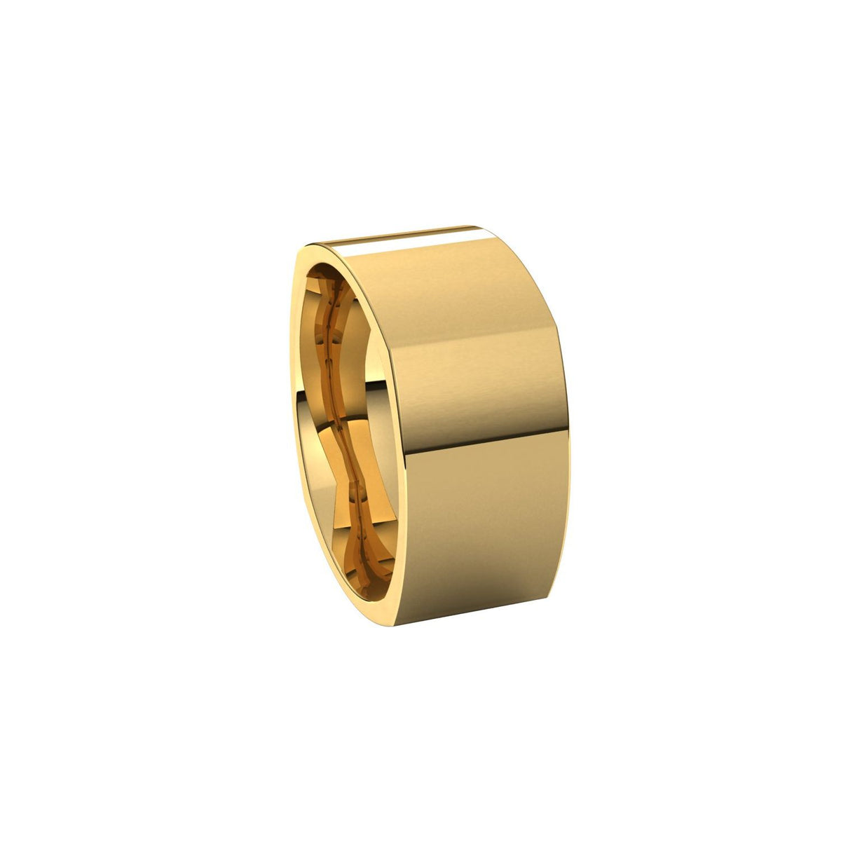 Comfort-Fit Square Band, 9 mm