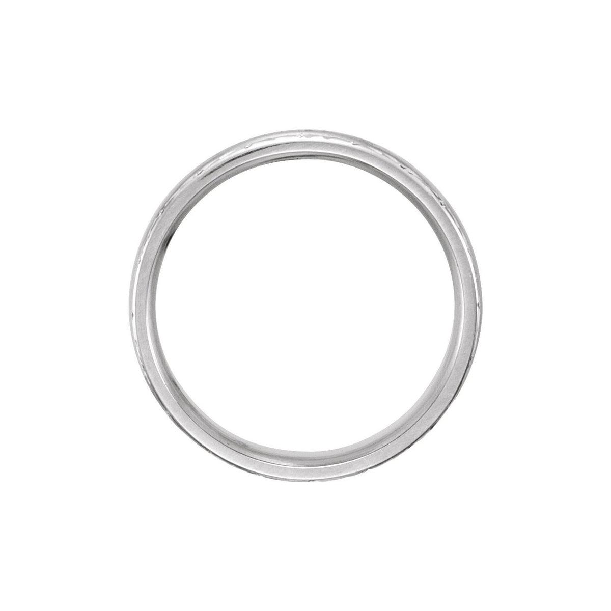 Platinum Design-Engraved Comfort-Fit Band