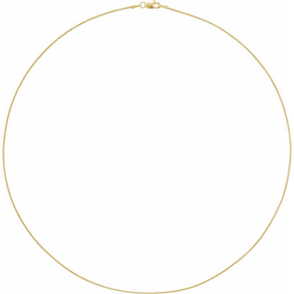 Rounded Box 20" Chain
