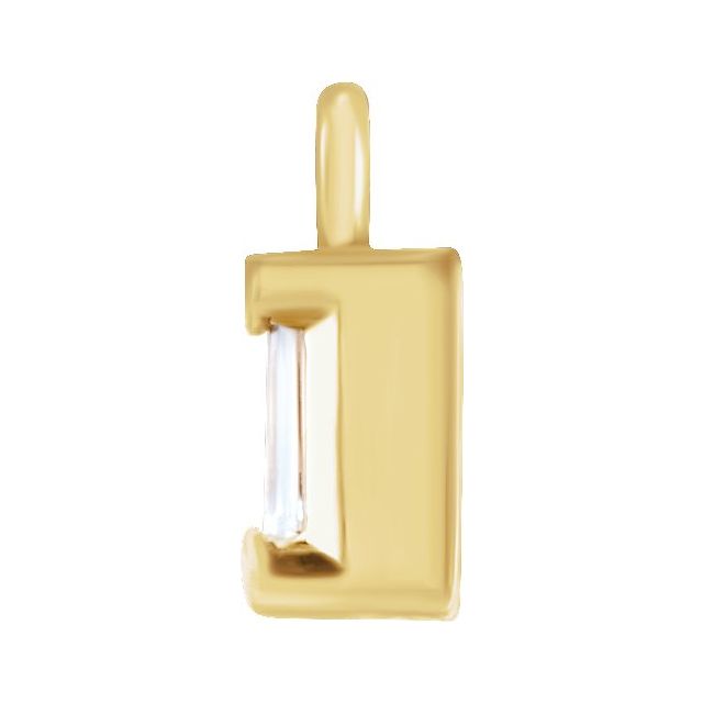 .05 CT Lab-Grown Diamond Dangle, 3.09 mm x 6.81 mm